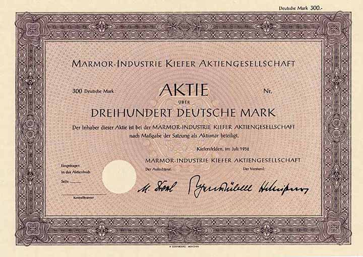 Marmor-Industrie Kiefer AG