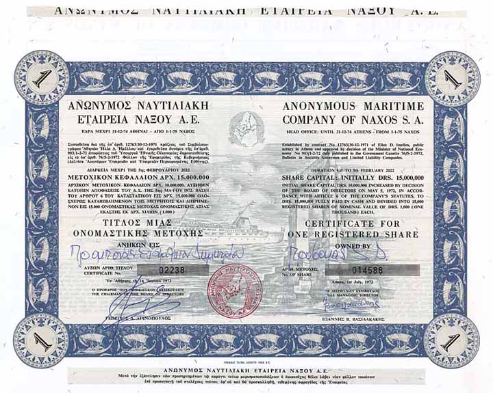 Anonymous Maritime Co. of Naxos S.A.