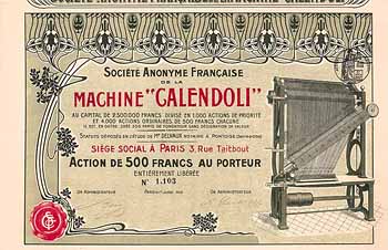 S.A. Francaise de la Machine Calendoli