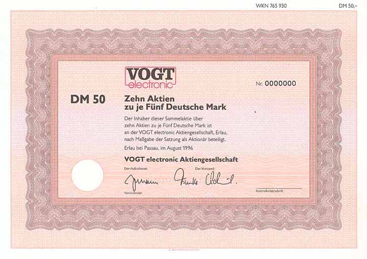 VOGT electronic AG