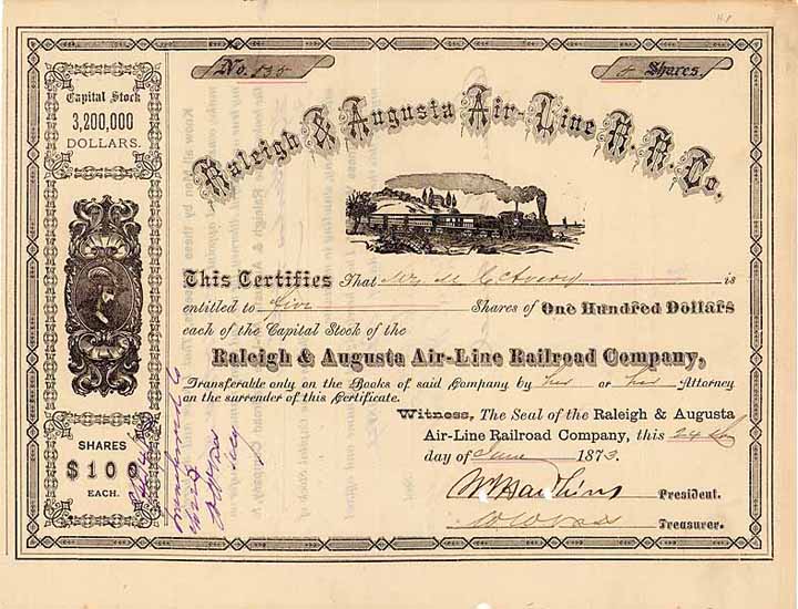 Raleigh & Augusta Air-Line Railroad