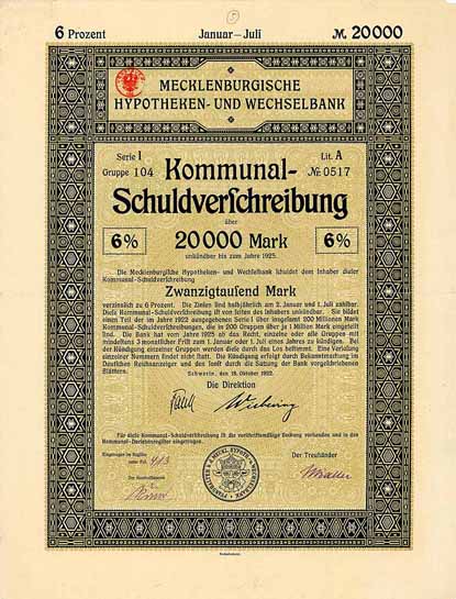 Mecklenburgische Hypotheken- und Wechselbank