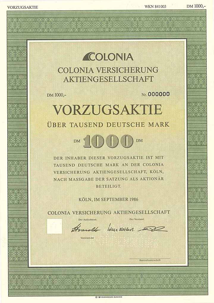 Colonia Versicherung AG