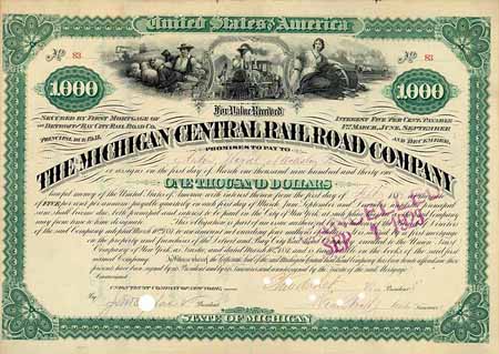 Michigan Central Railroad (OU Cornelius Vanderbilt)
