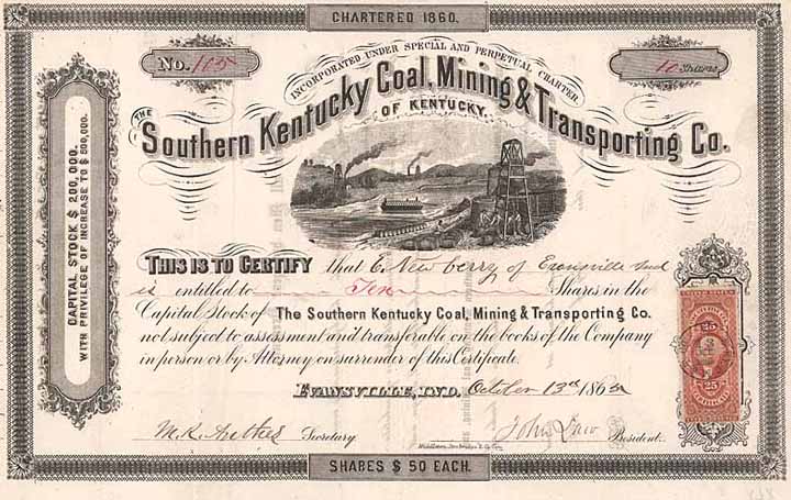 Southern Kentucky Coal, Mining & Transporting Co.