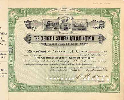 Clearfield Southern Railroad Co.