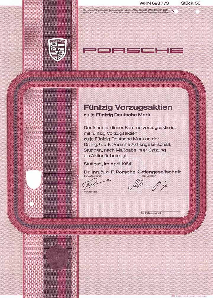 Dr. Ing. h.c. F. Porsche AG