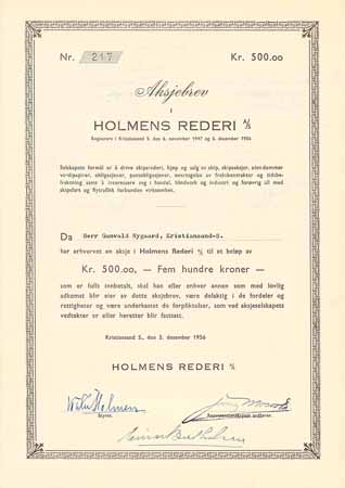 Holmens Rederi AS