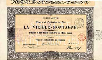 S.A. des Mines et Fonderies de Zinc de LA VIEILLE-MONTAGNE