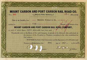 Mount Carbon & Port Carbon Railroad