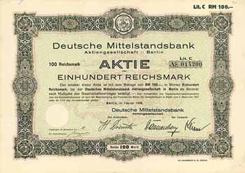 Deutsche Mittelstandsbank AG