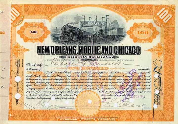 New Orleans, Mobile & Chicago Railroad