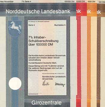 Norddeutsche Landesbank (4 Stücke)