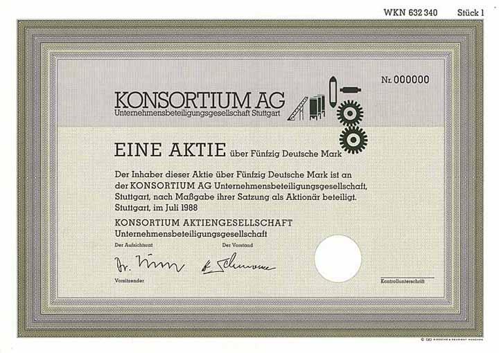 Konsortium AG Unternehmensbeteiligungsgesellschaft