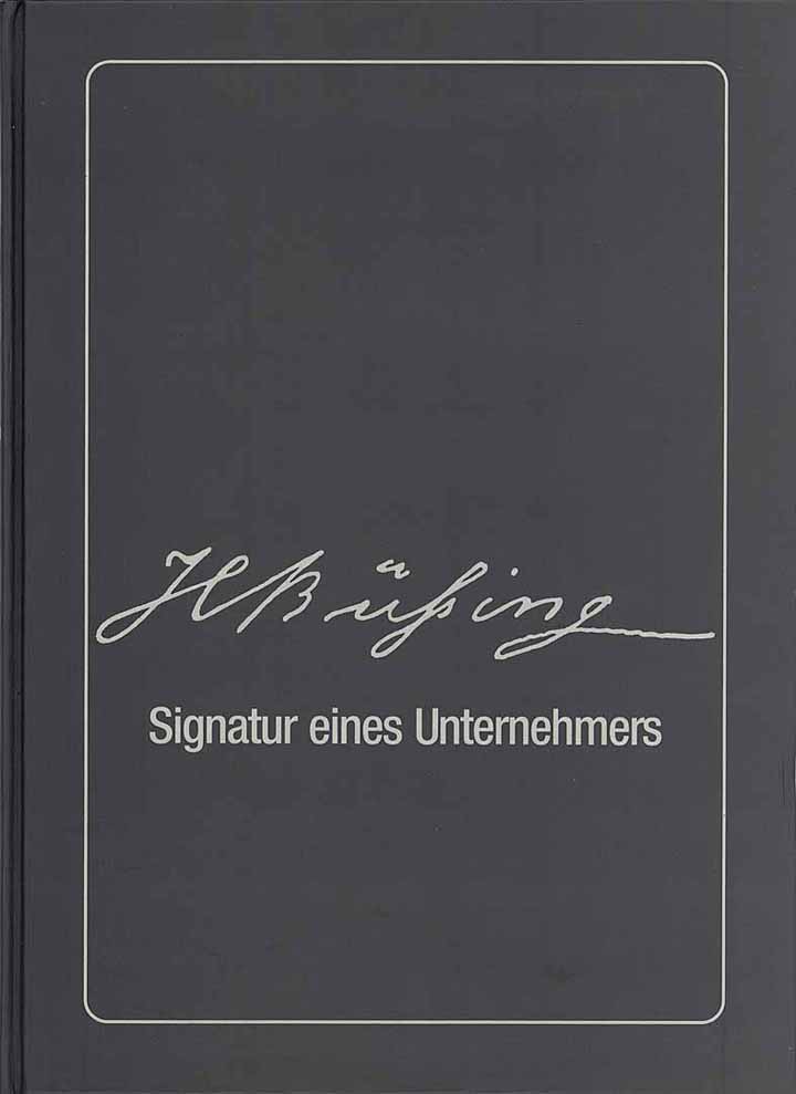 Heinrich Büssing - Signatur eines Unternehmers