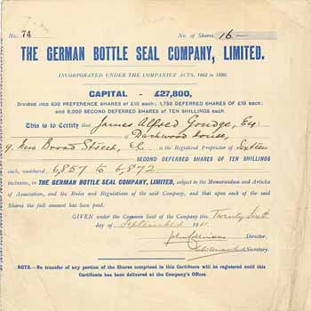 German Bottle Seal Company
