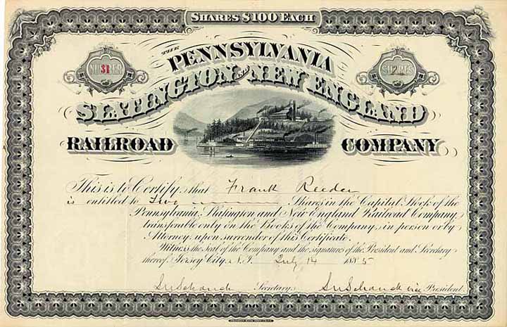 Pennsylvania, Slatington & New England Railroad