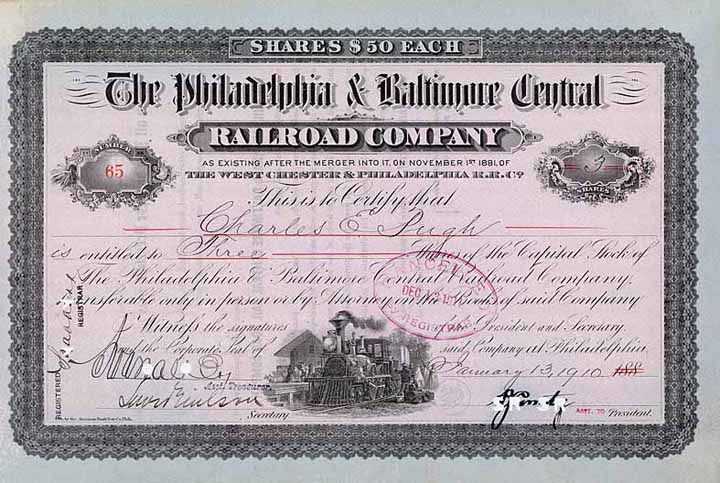 Philadelphia & Baltimore Central Railroad