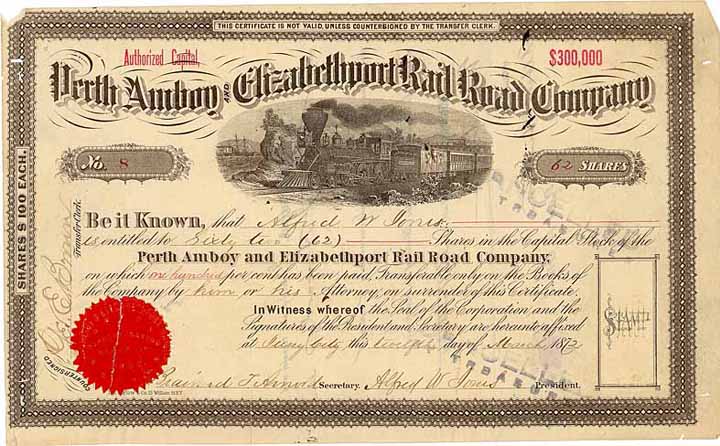 Perth Amboy & Elizabethport Railroad