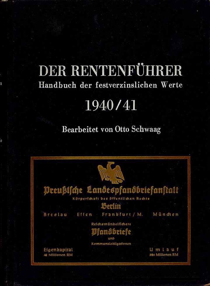 Saling - Der Rentenführer 1940/41