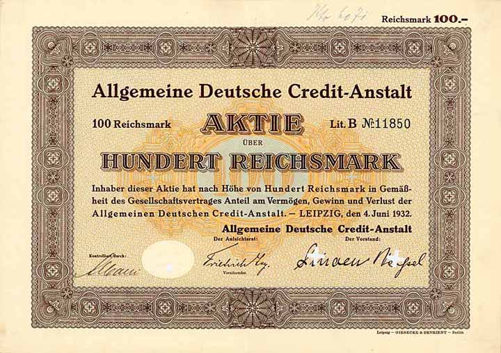 Allgemeine Deutsche Credit-Anstalt