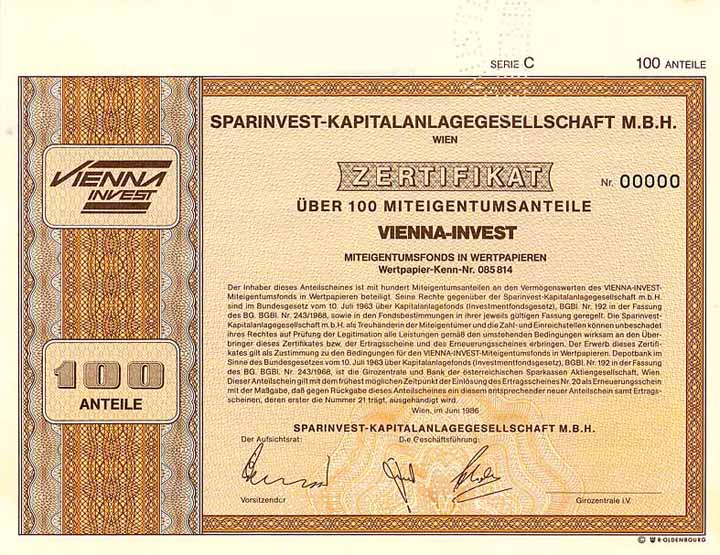 Sparinvest-Kapitalanlagegesellschaft mbH