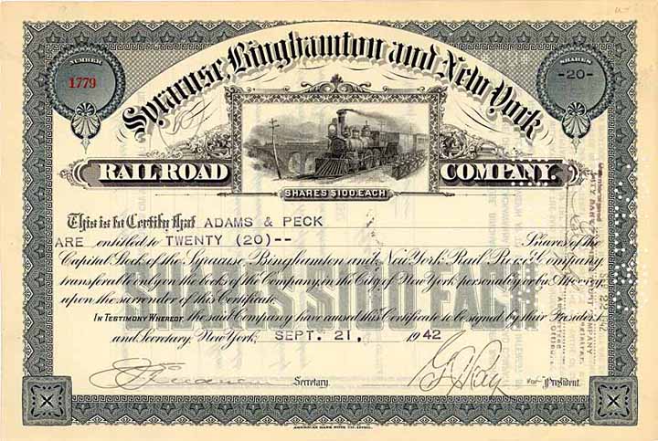 Syracuse, Binghamton & New York Railroad