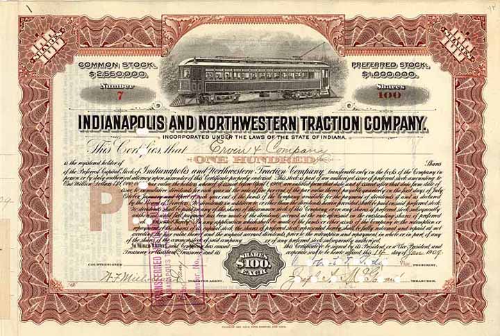 Indianapolis & Northwestern Traction Co.