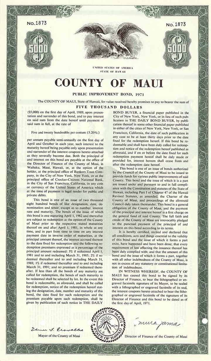 Hawaii, State of (County of Maui)