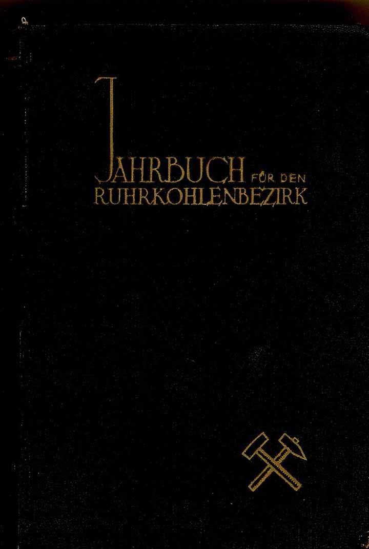 Jahrbuch für den Ruhrkohlenbezirk 1939