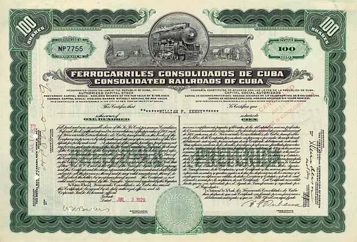 Ferrocarriles Consolidados de Cuba (Consolidated Railroads of Cuba)