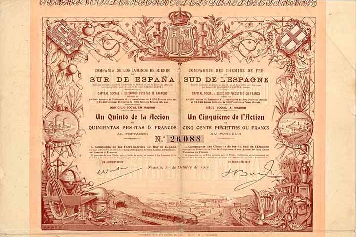Cia. de los Caminos de Hierro del Sur de Espana S.A.