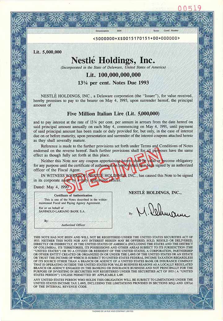Nestlé Holdings, Inc.