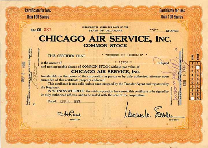 Chicago Air Service, Inc.