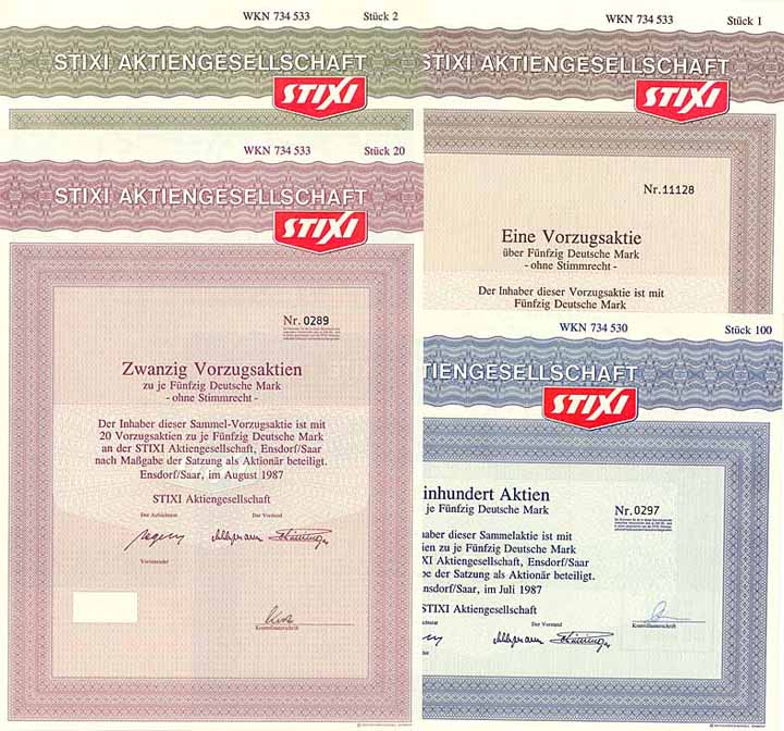 STIXI AG (4 Stücke)