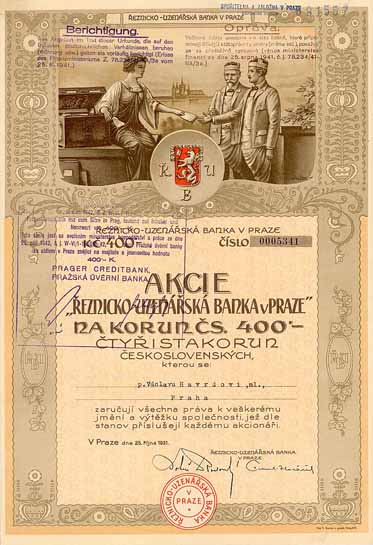 Fleischer- und Selcher-Bank (Reznicko-Uzenárská Banka)