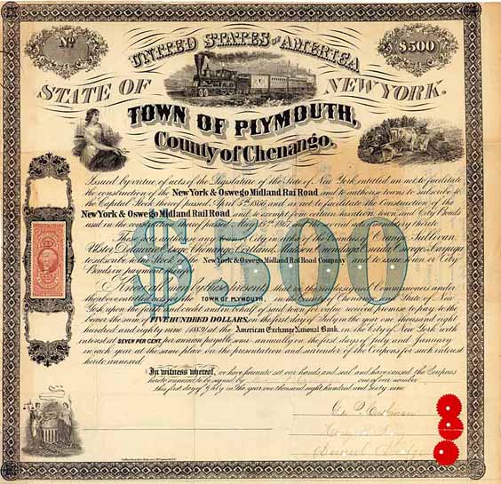 Town of Plymouth (New York & Oswego Midland Rail Road)