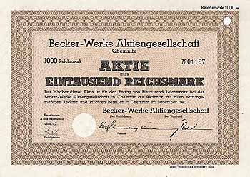 Becker-Werke AG