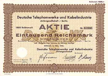 Deutsche Telephonwerke und Kabelindustrie AG