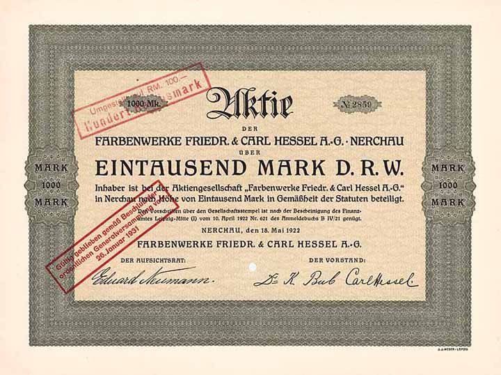 Farbenwerke Friedr. & Carl Hessel AG