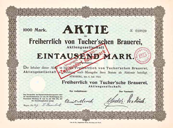 Freiherrlich von Tucher'sche Brauerei AG