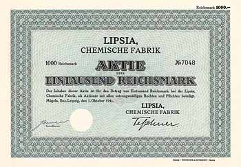 LIPSIA Chemische Fabrik AG
