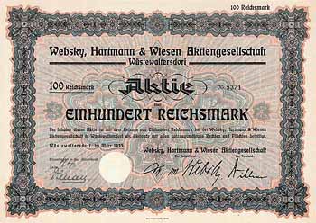 Websky, Hartmann & Wiesen AG