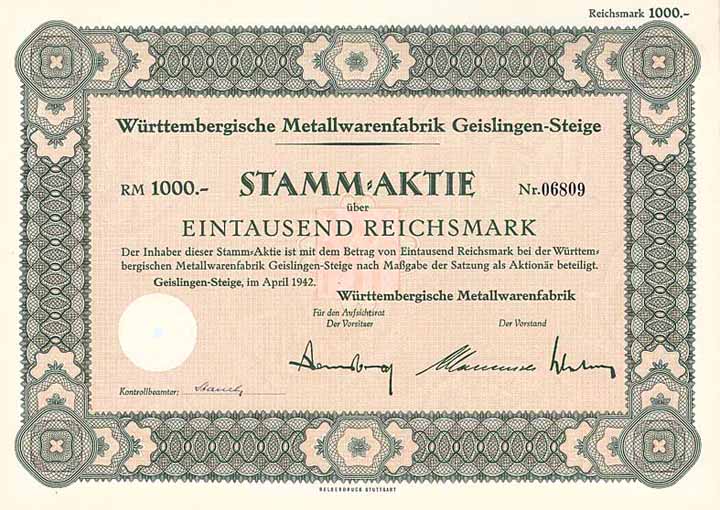 Württembergische Metallwarenfabrik
