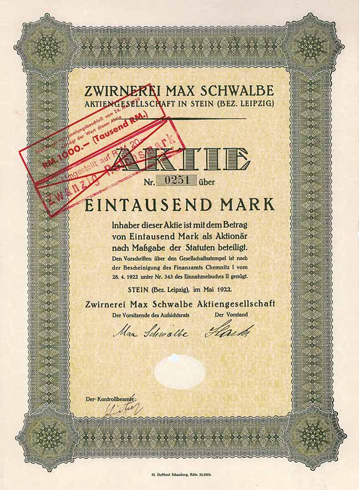 Zwirnerei Max Schwalbe AG