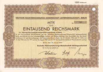 Deutsche Rückversicherungs-Gemeinschaft AG