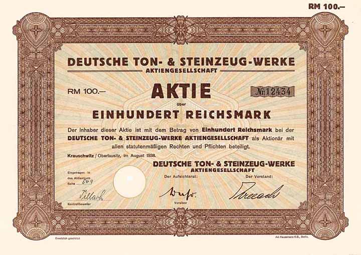 Deutsche Ton- & Steinzeug-Werke AG