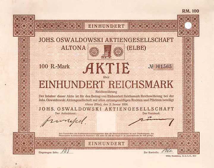 Johs. Oswaldowski AG