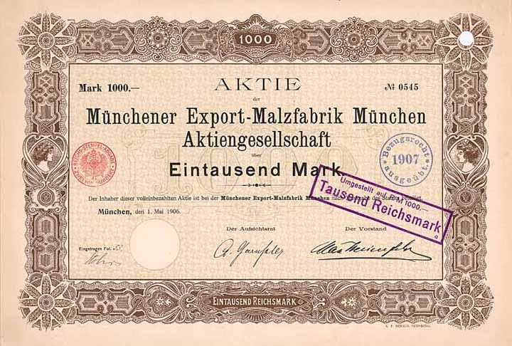 Münchener Export-Malzfabrik München AG