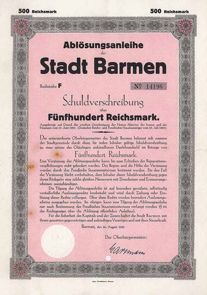 Stadt Barmen